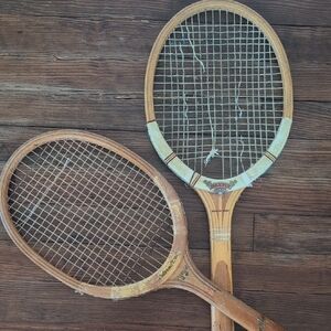 Vintage Wooden Tennis Rackets